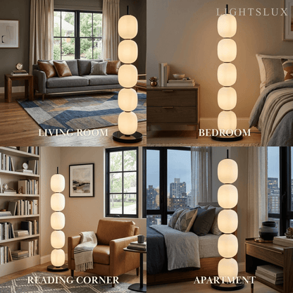 Velora Modern White Floor Lamp