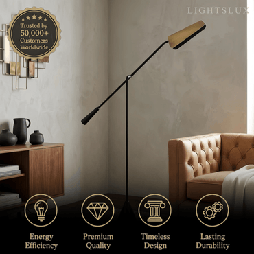 Arcato Minimalist Triangle Floor Lamp 