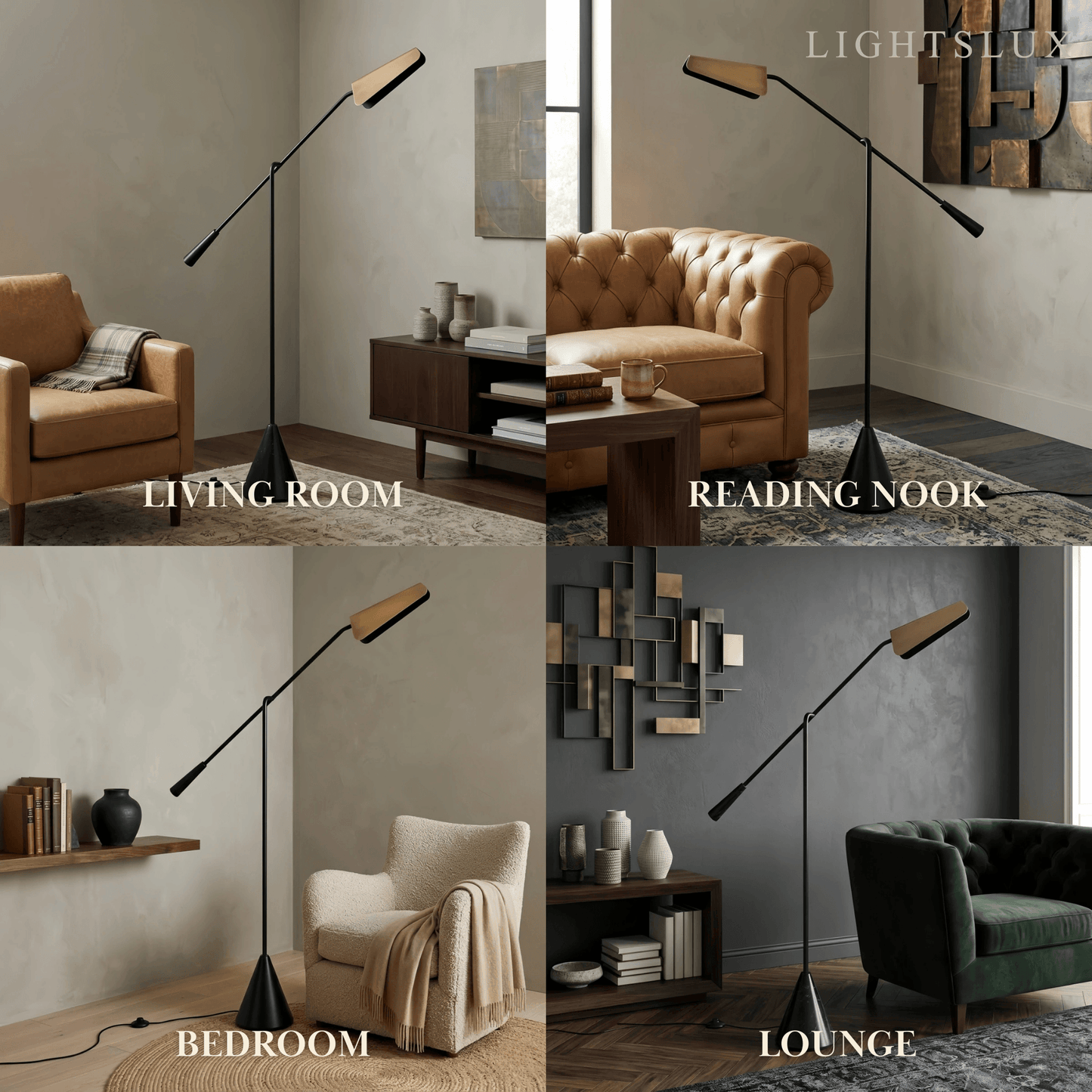 Arcato Minimalist Triangle Floor Lamp 