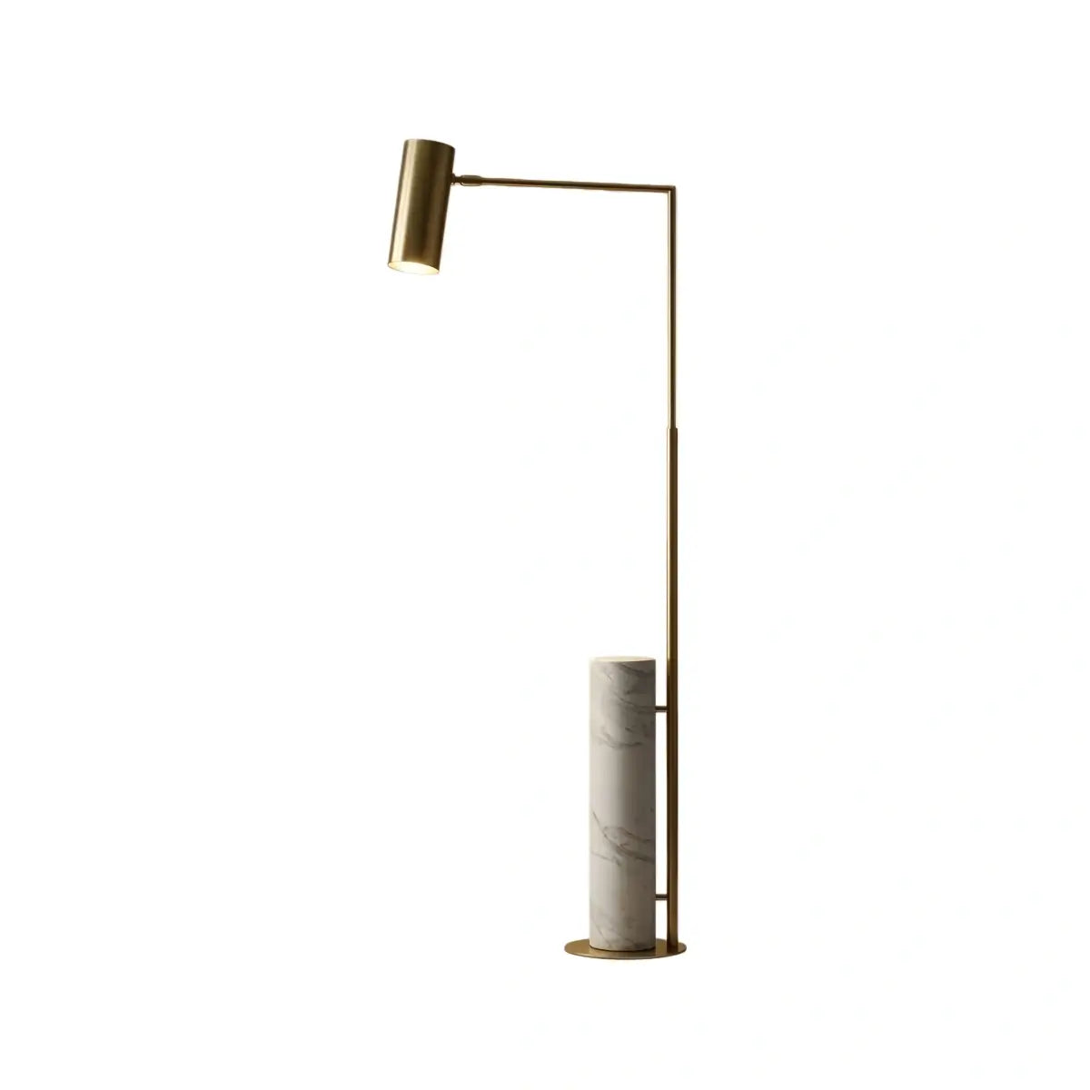 Velora Minimalist Gold Floor Lamp