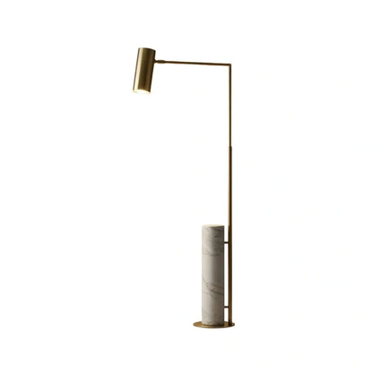 Velora Minimalist Gold Floor Lamp