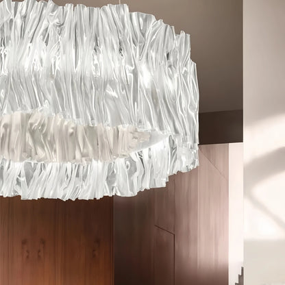 Designer Luxury Pleated Pendant Light