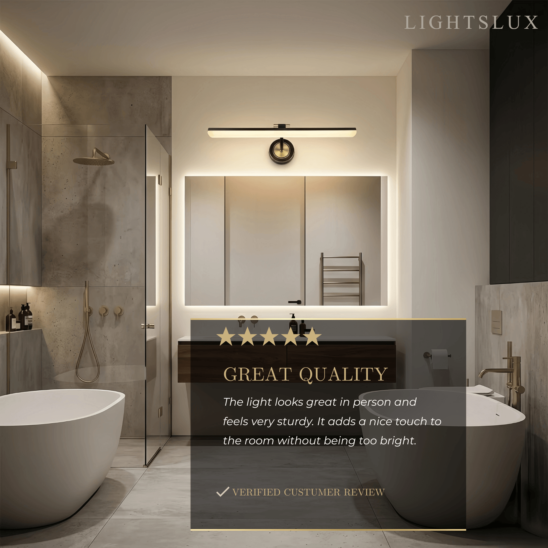 Arcato Vintage Vanity Light