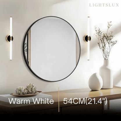 Arcato Minimalist Stick Vanity Wall Lamp – Mirror Front for Bathroom