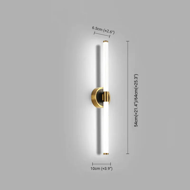 Minimalist Stick Vanity Wall Lamp  Sizze