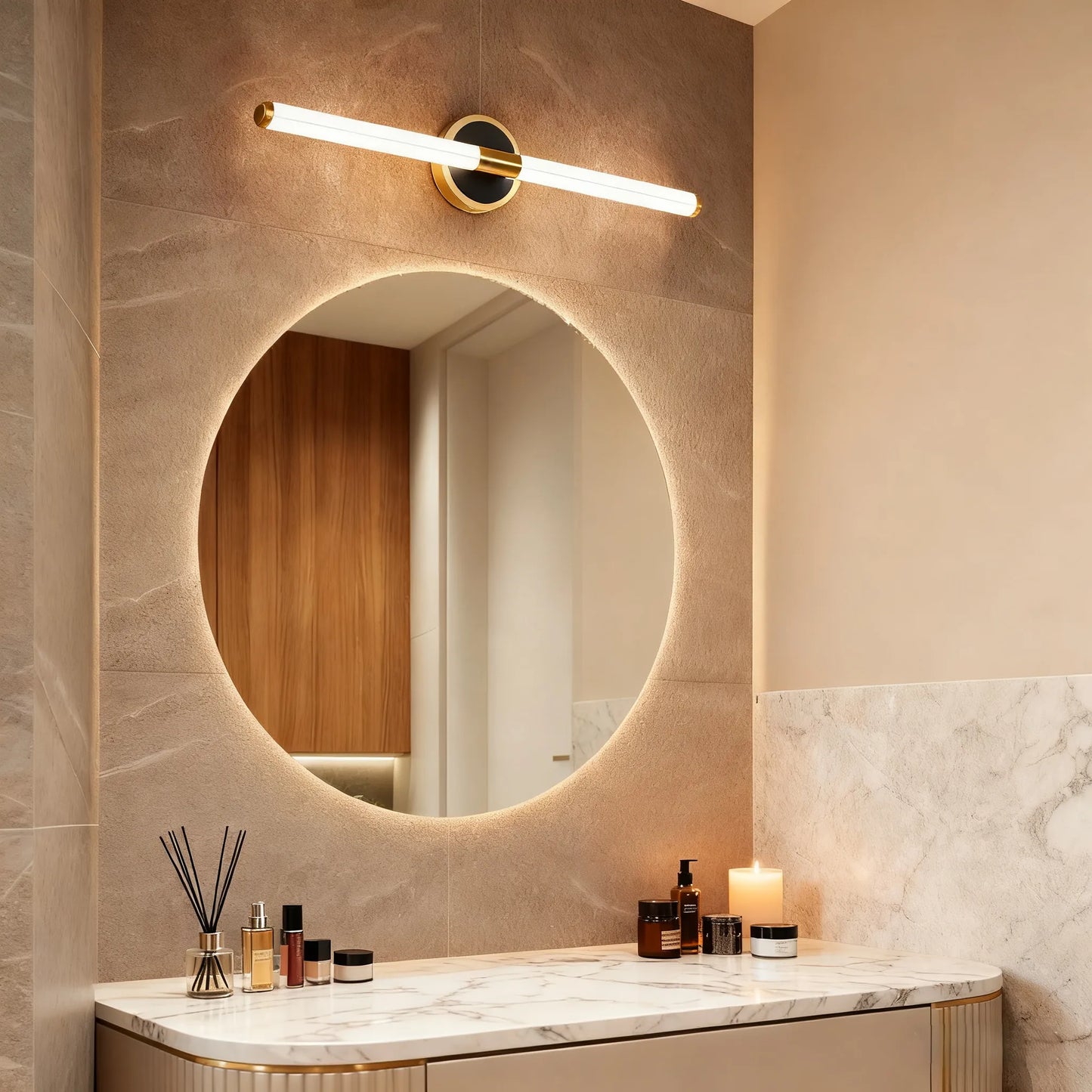 Minimalist Stick Vanity Wall Lamp  