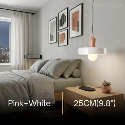 Morandia Nordic Pendant Light - Round Glass Shade for Living/Dining Room