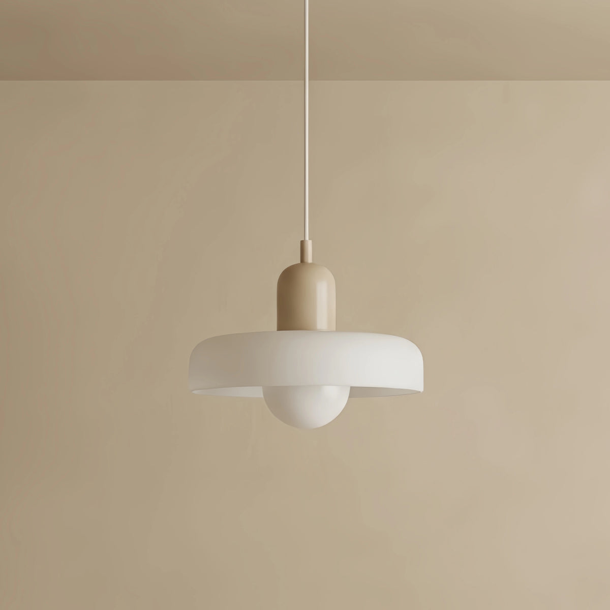 Morandia Nordic Pendant Light - Round Glass Shade for Living Room
