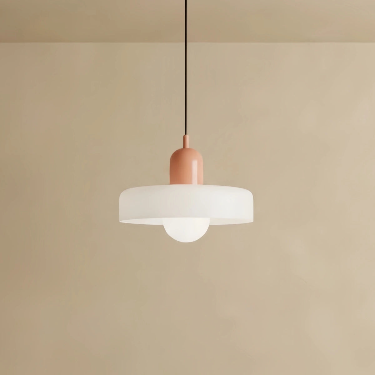 Morandia Nordic Pendant Light - Round Glass Shade for Dining Room