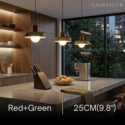 Morandia Nordic Pendant Light - Round Glass Shade for Living/Dining Room