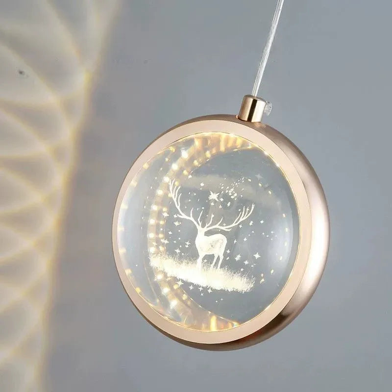 Art Deco Gold Pendant Light