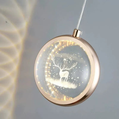 Art Deco Gold Pendant Light