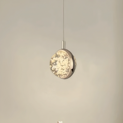  Art Deco Gold Pendant Light – Globular Metal/Crystal for Bedroom