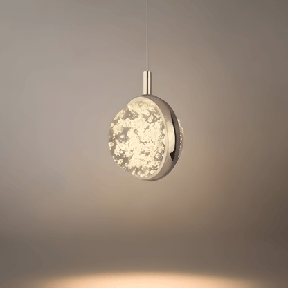  Art Deco Gold Pendant Light – Globular Metal/Crystal for Bedroom