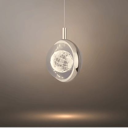  Art Deco Gold Pendant Light – Globular Metal/Crystal for Bedroom