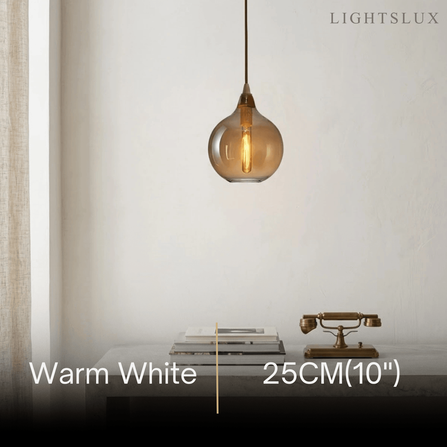 Modern_Amber_Glass_Pendant_Light