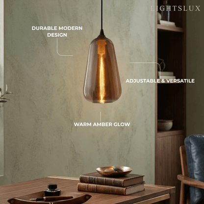 Modern_Amber_Glass_Pendant_Light