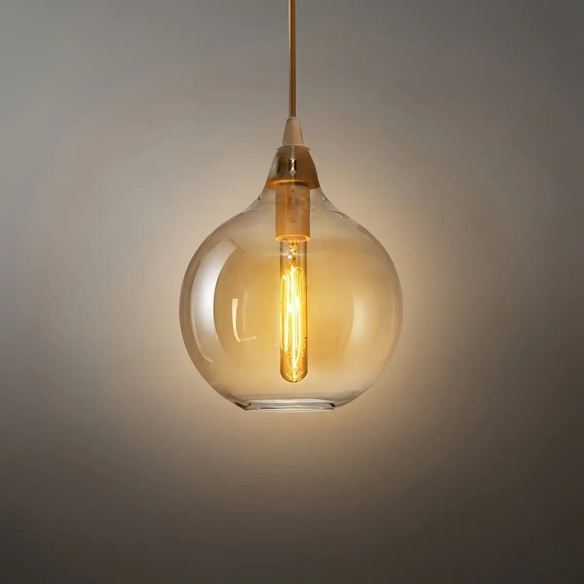 Modern_Amber_Glass_Pendant_Light