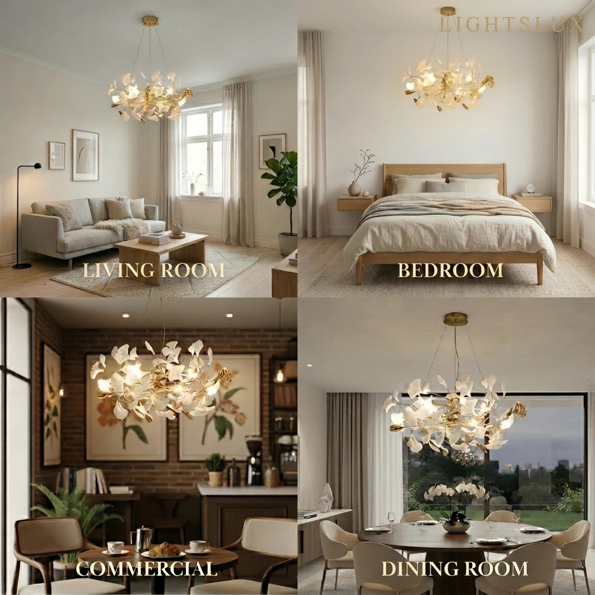 Excelis Art-Deco-Kronleuchter – Keramikdesign für das Esszimmer