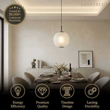 Vetro Modern Cylinder Pendant Light 