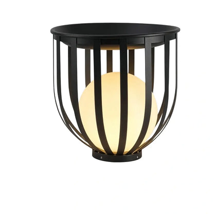Arcato Modern Black Outdoor Floor Lamp