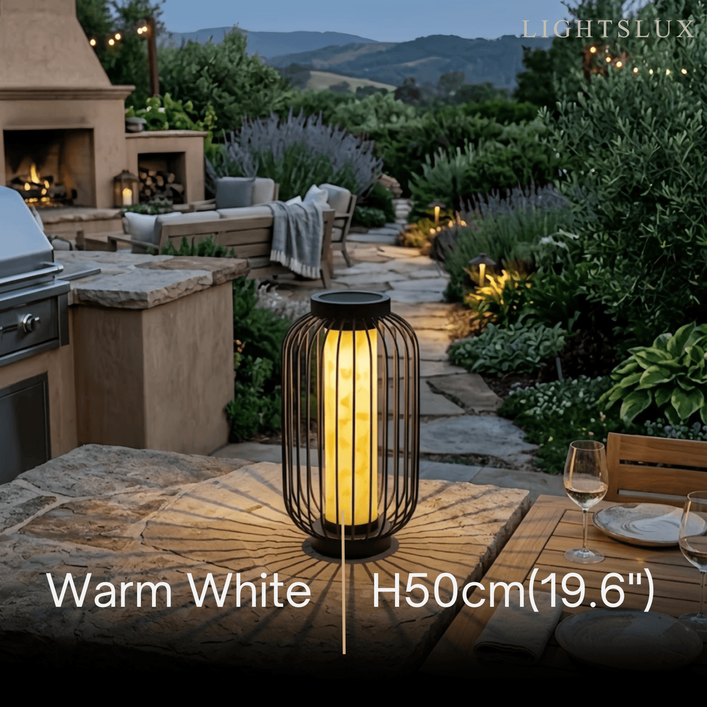 Lunara Modern Solar Floor Lamp