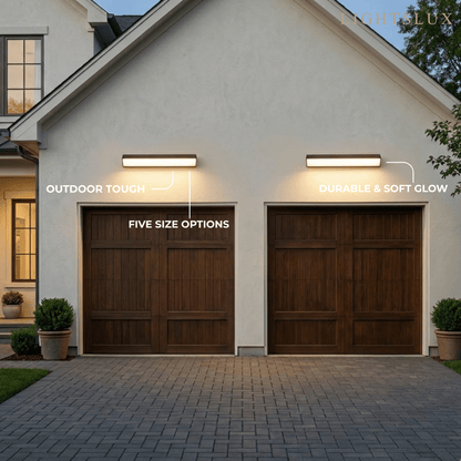 Arcato Minimalist Outdoor Wall Lamp - Light for Courtyard