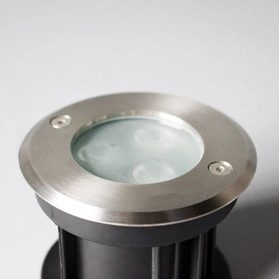 Outdoor Ground Lights - Black Metal 