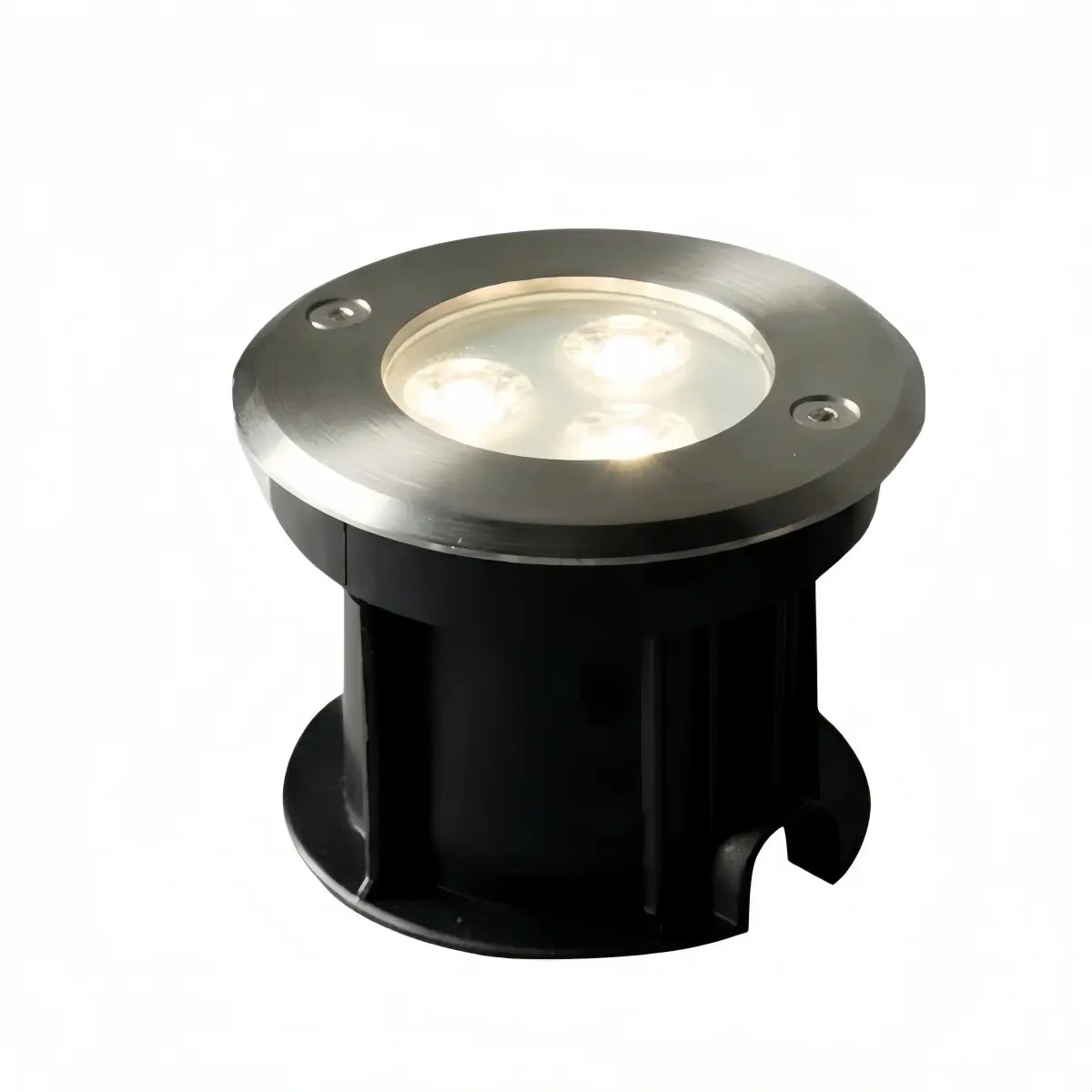 Minimalist_Outdoor_Ground_Lights_-_Black_Metal_Glass_Round_Design_for_Garden