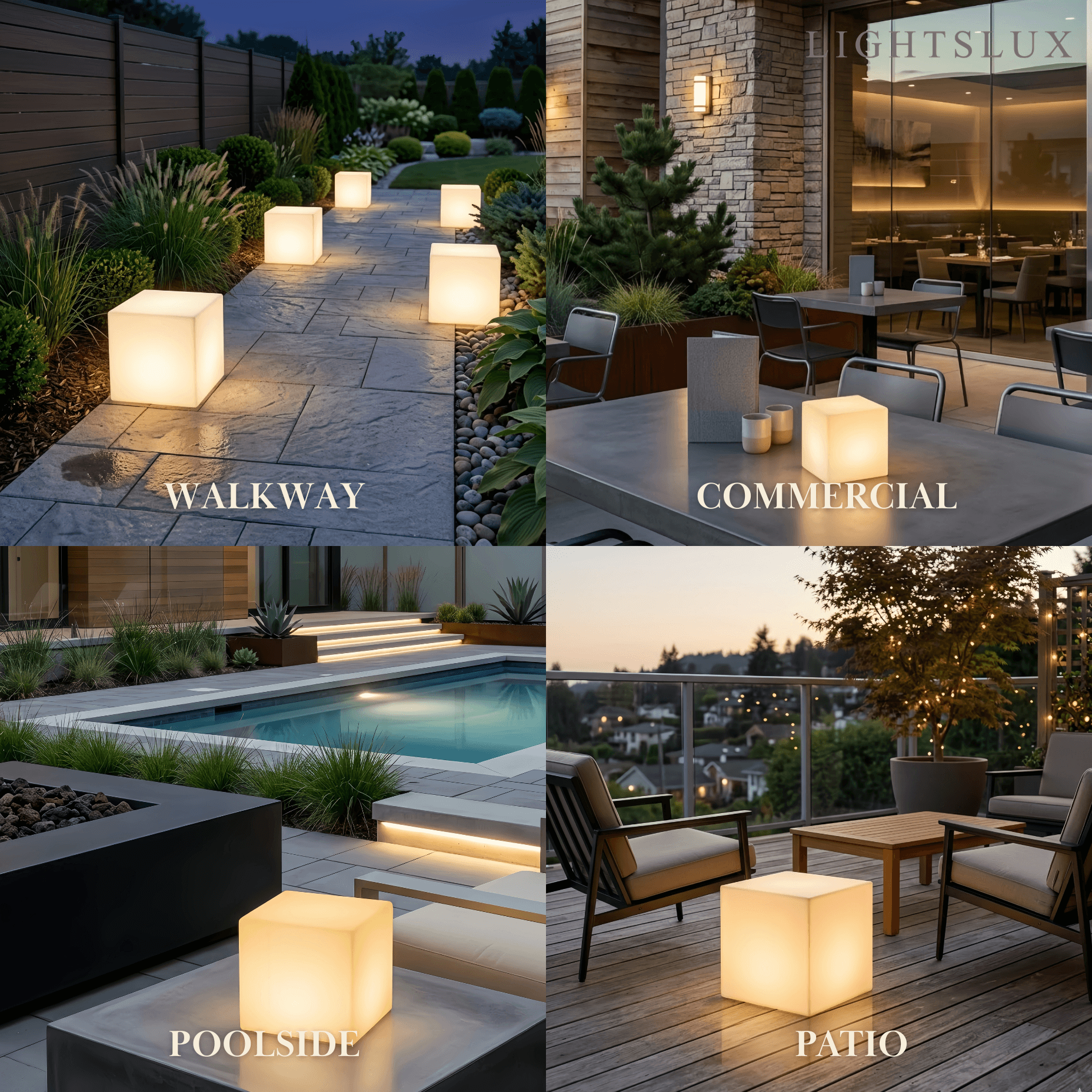 Arcato Modern Outdoor Floor Lamp
