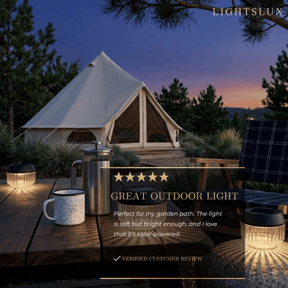 Irondale Modern Solar Pathway Lights - Black