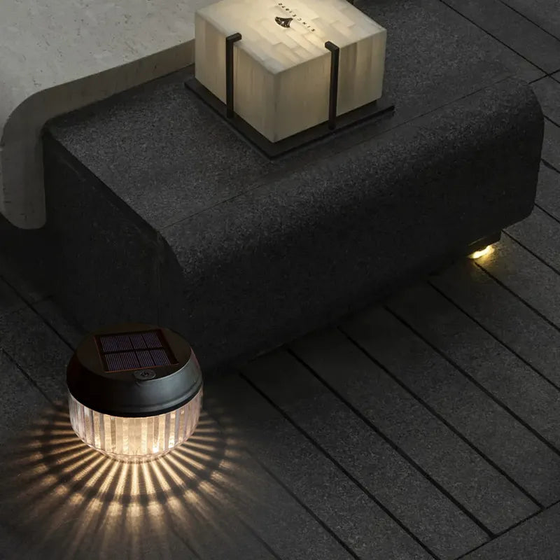Irondale Modern Solar Pathway Lights - Black