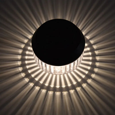 Irondale Modern Solar Pathway Lights - Black