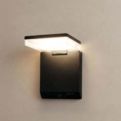 Arcato Modern Solar Outdoor Wall Lamp Acrylic with Motion Sensor (Waterproof)