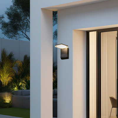 Modern Solar Outdoor Wall Lamp