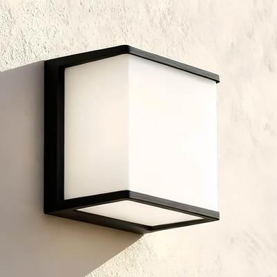 Lunara Moderne Solar-LED-Außenwandleuchte – Wasserdichte Sensorleuchte für den Innenhof 
