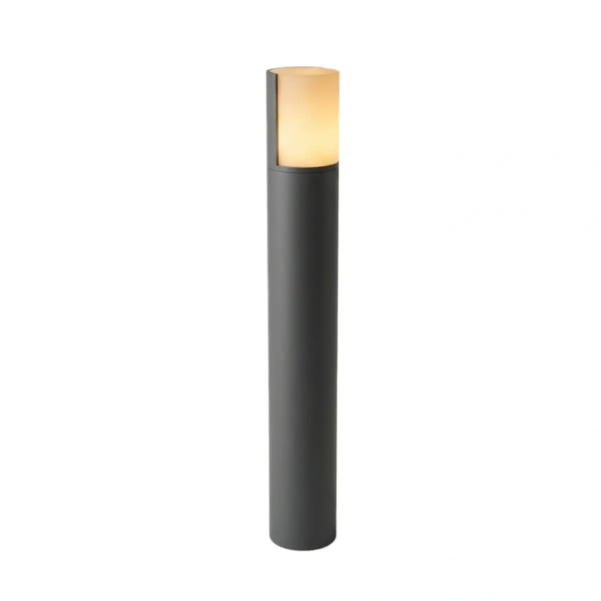 Stellar Minimalist Geometric Pathway Lamp – Black Metal Outdoor Light