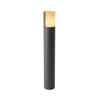 Stellar Minimalist Geometric Pathway Lamp – Black Metal Outdoor Light