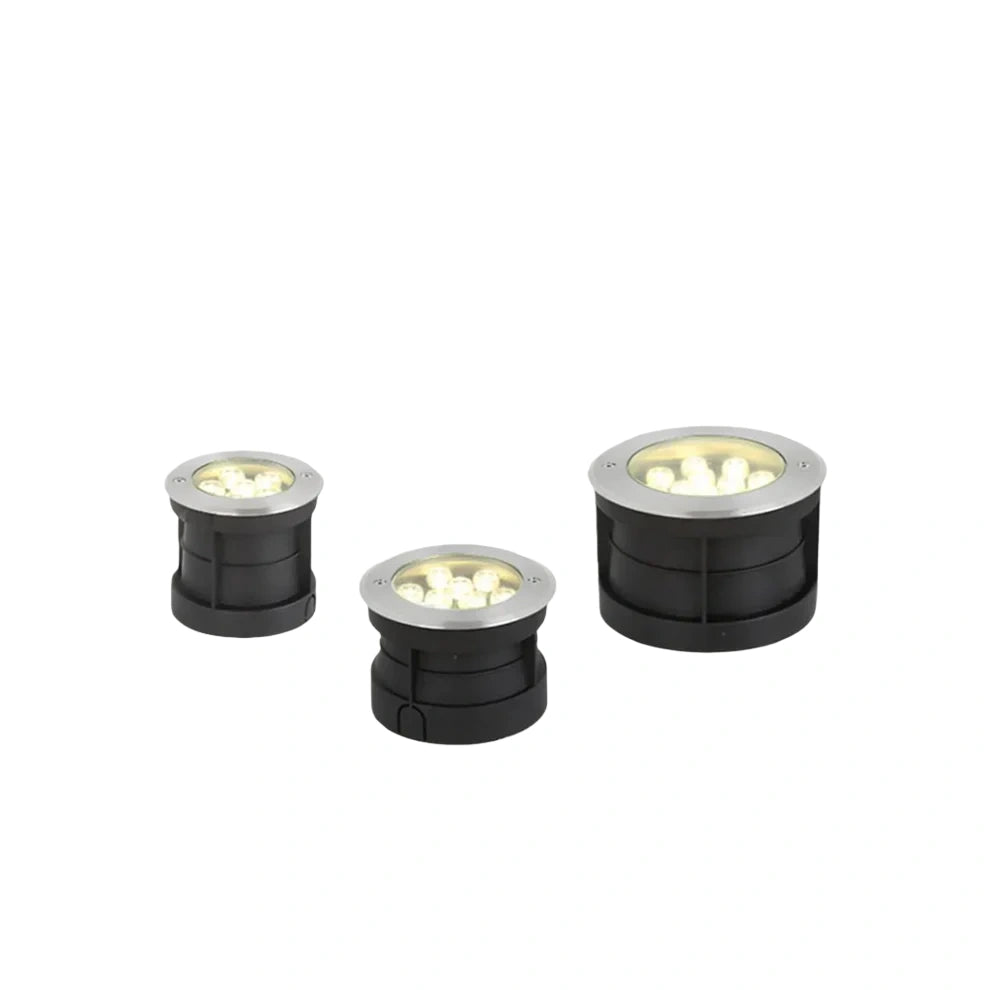  Minimalist Column Deck Step Light – Black Metal