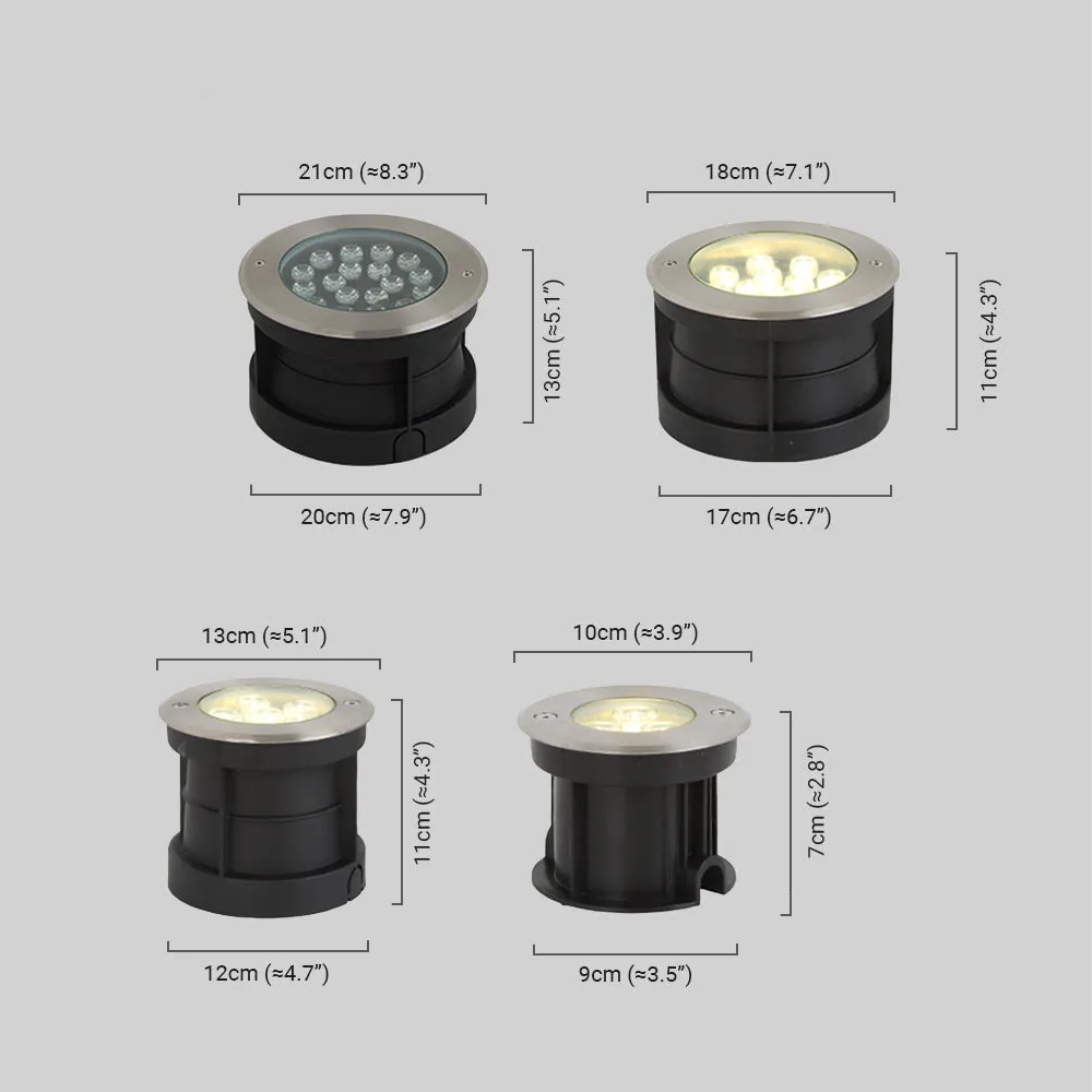 Minimalist Column Deck Step Light 
