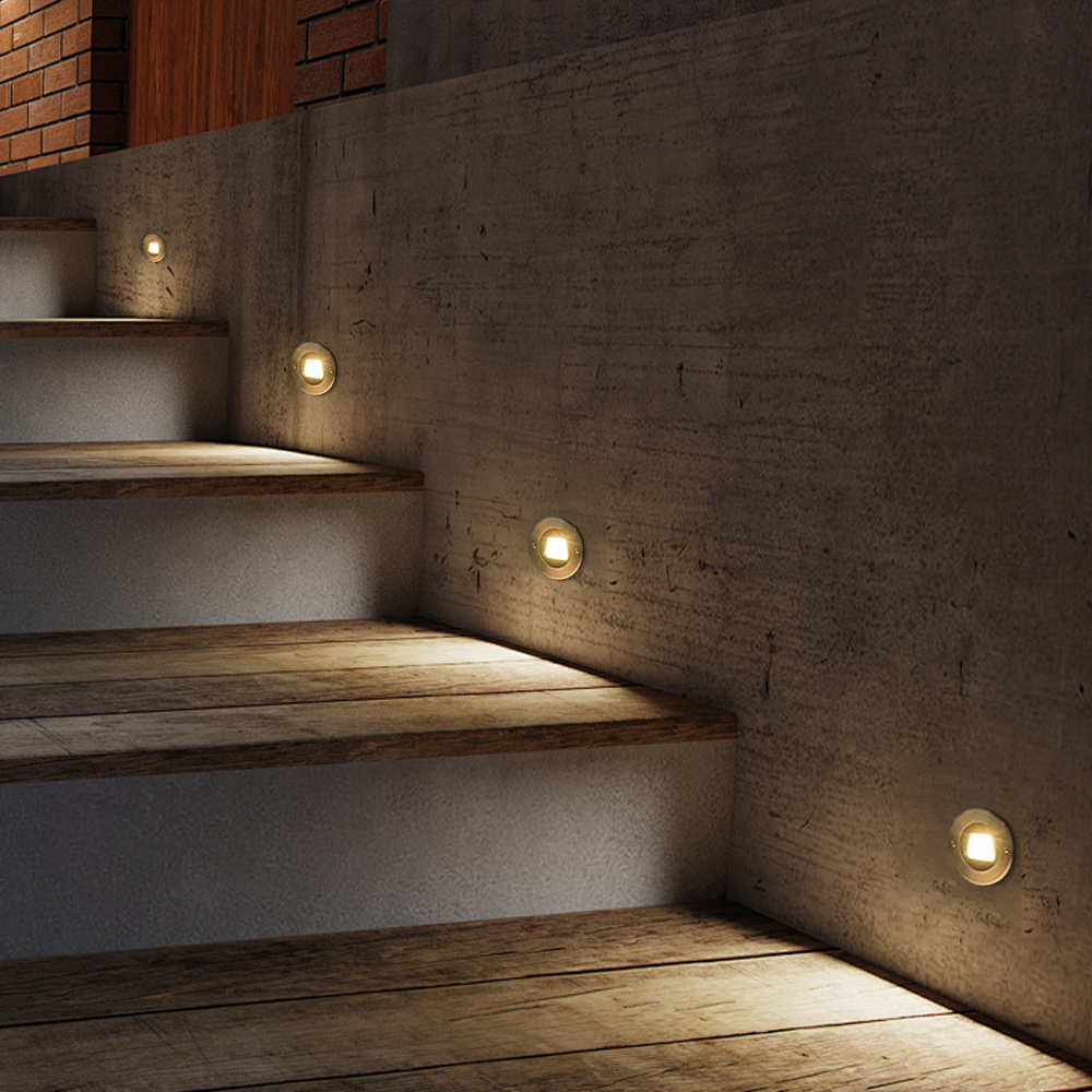 Irondale Minimalist Outdoor Deck Lights - Black