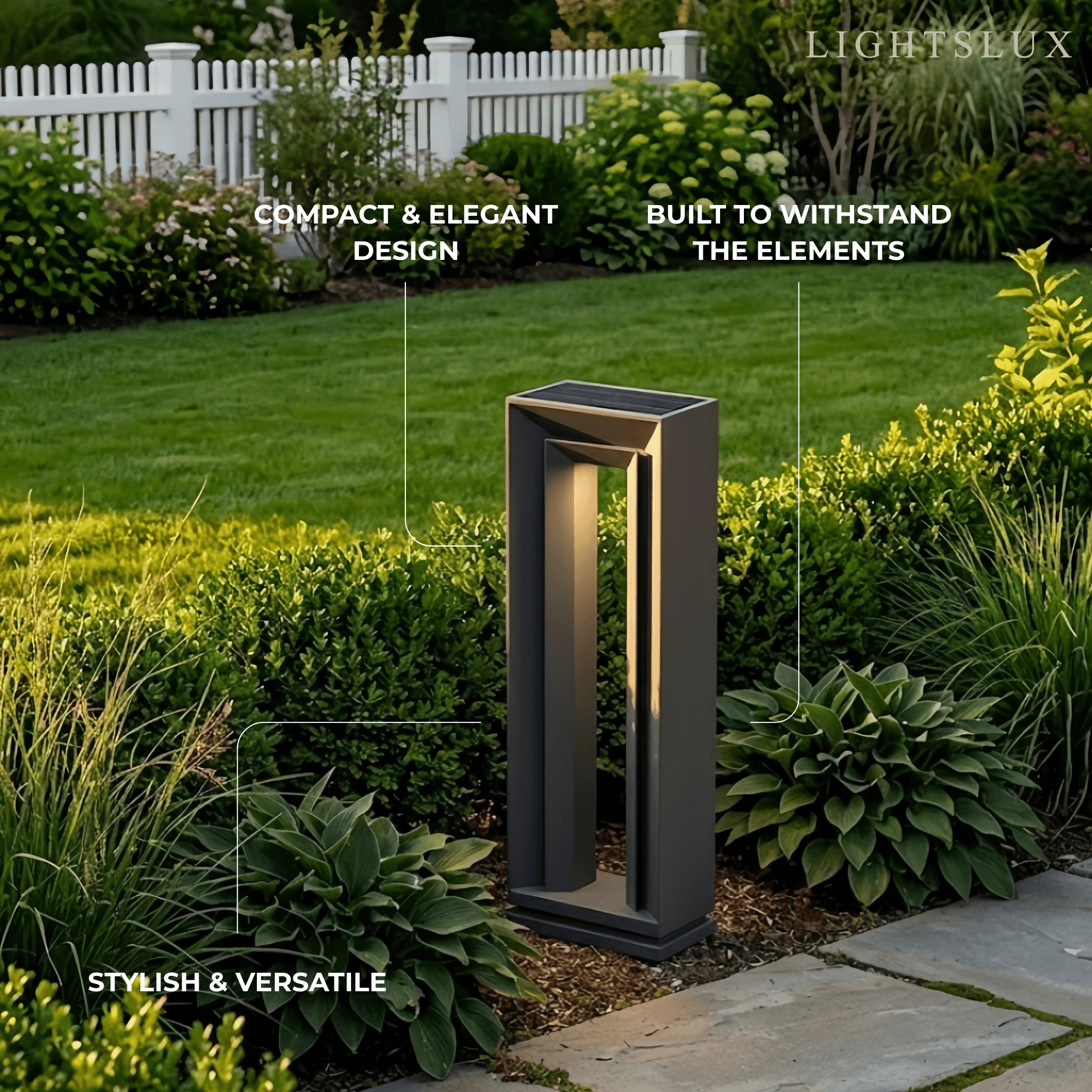 Modern Rectangular Pathway Light