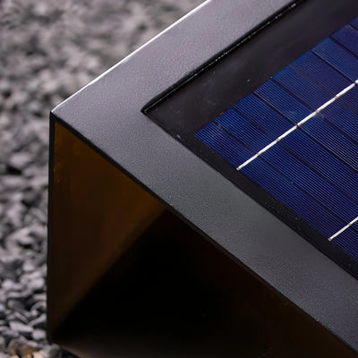 Modern Solar Pathway Lights - Black 