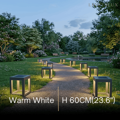 Modern Square Solar Floor Lamp