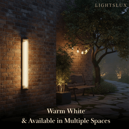 Irondale Modern Outdoor Wall Lamp – Waterproof Sensor Light for Terrace