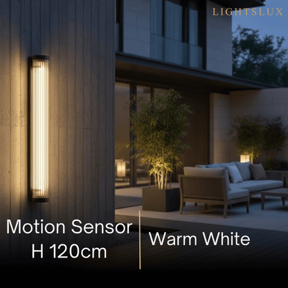 Irondale Modern Outdoor Wall Lamp – Waterproof Sensor Light for Terrace