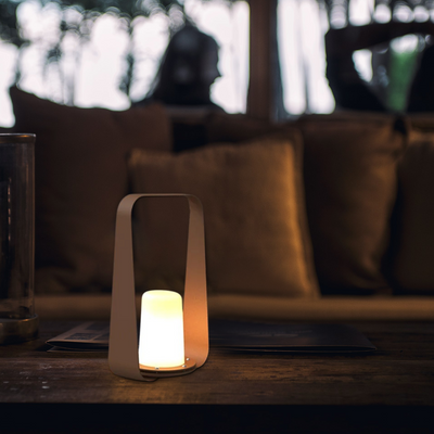 Modern Portable Rechargeable Outdoor Floor Lamp Coffee