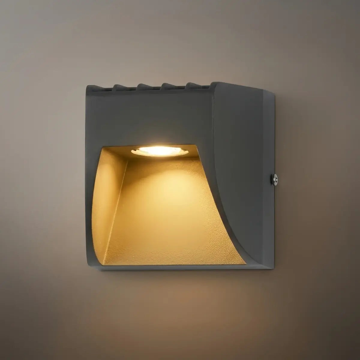 Irondale Industrial Geometric Outdoor Wall Lamp