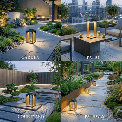 Irondale Modern Outdoor Floor Lamp