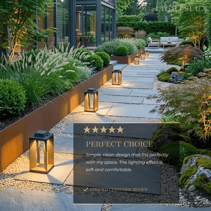Irondale Modern Outdoor Floor Lamp